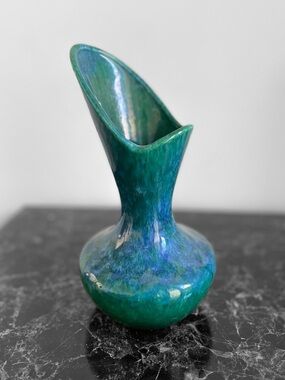 VTG MCM Royal Haeger Pottery Asymmetrical Atomic Vase #413